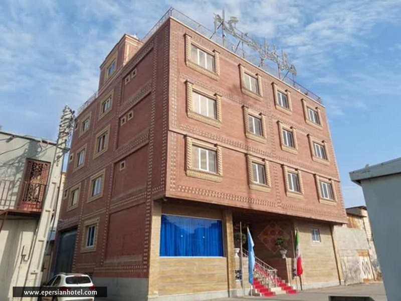نمای کلی هتل نخل درگهان قشم 
